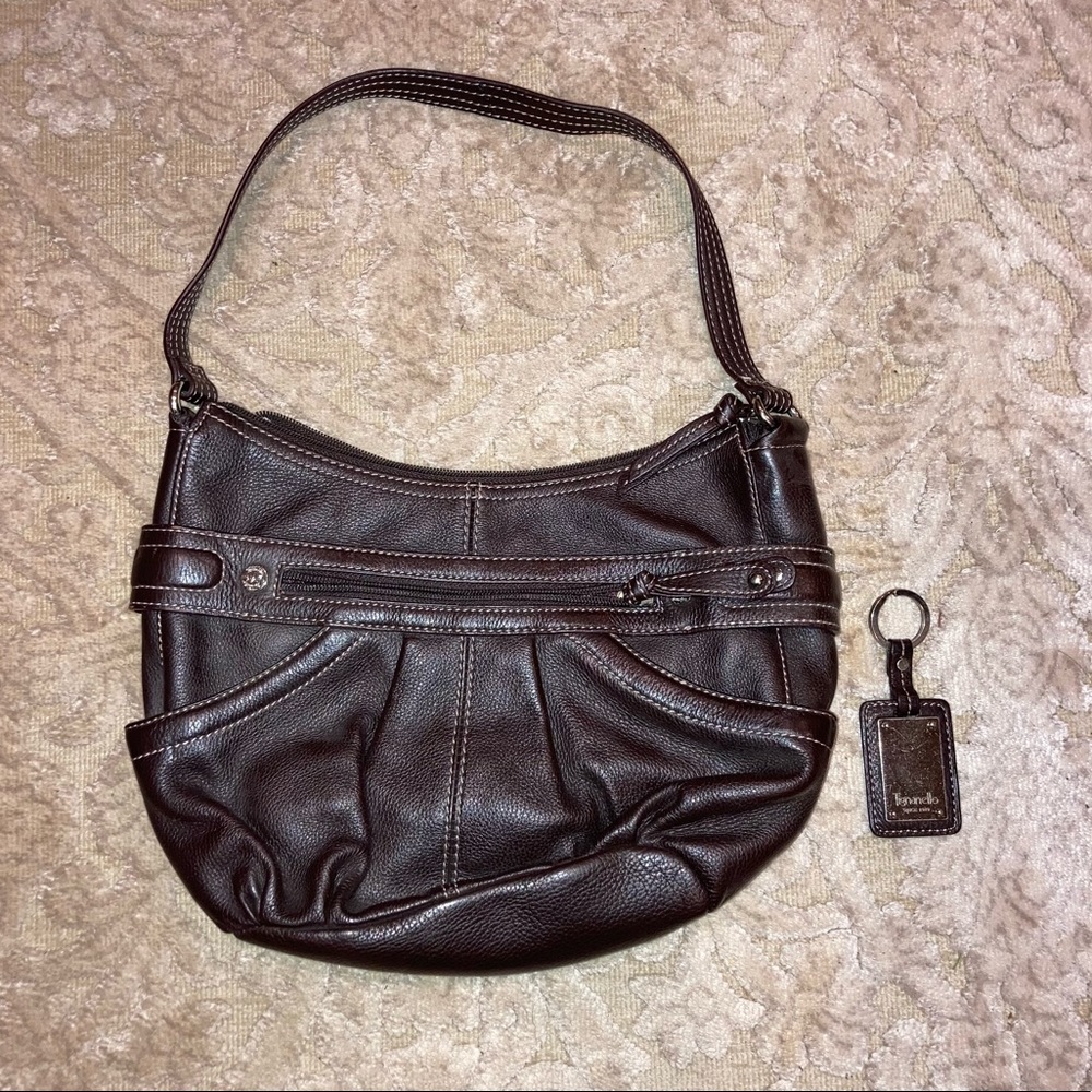 Tignanello Handbag and Keychain Set